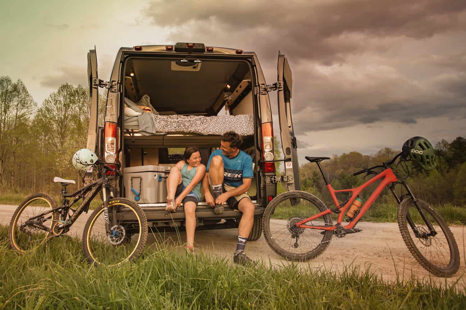 Urban Escape Vehicles van with riders