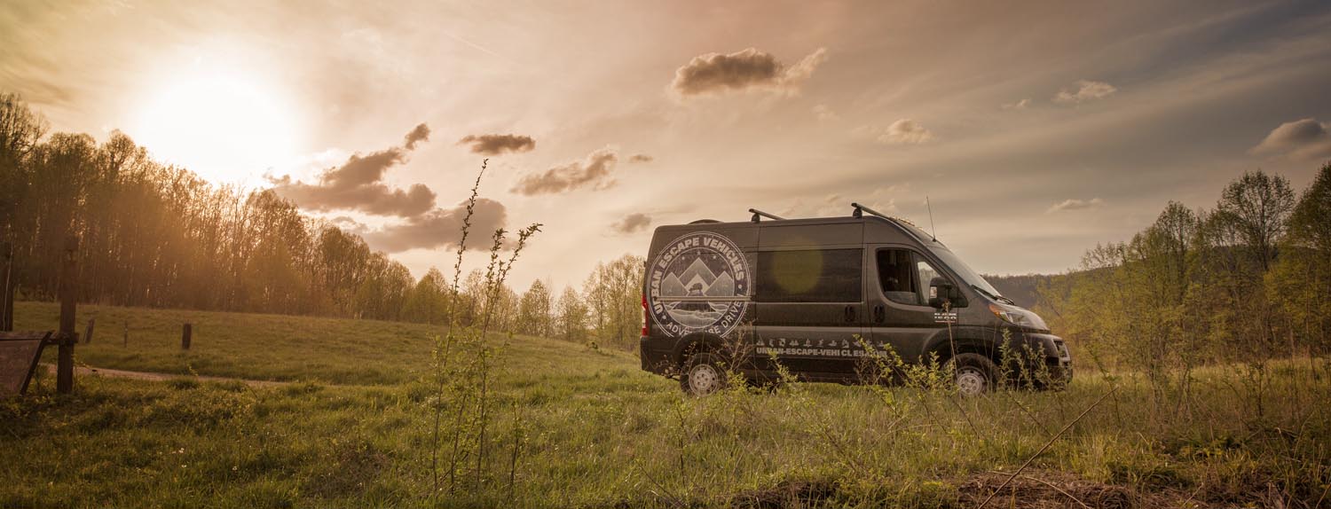 Urban Escape Vehicles Promaster in the field