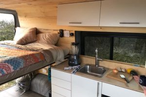 Cabin view 2021 Dodge Promaster Campervan